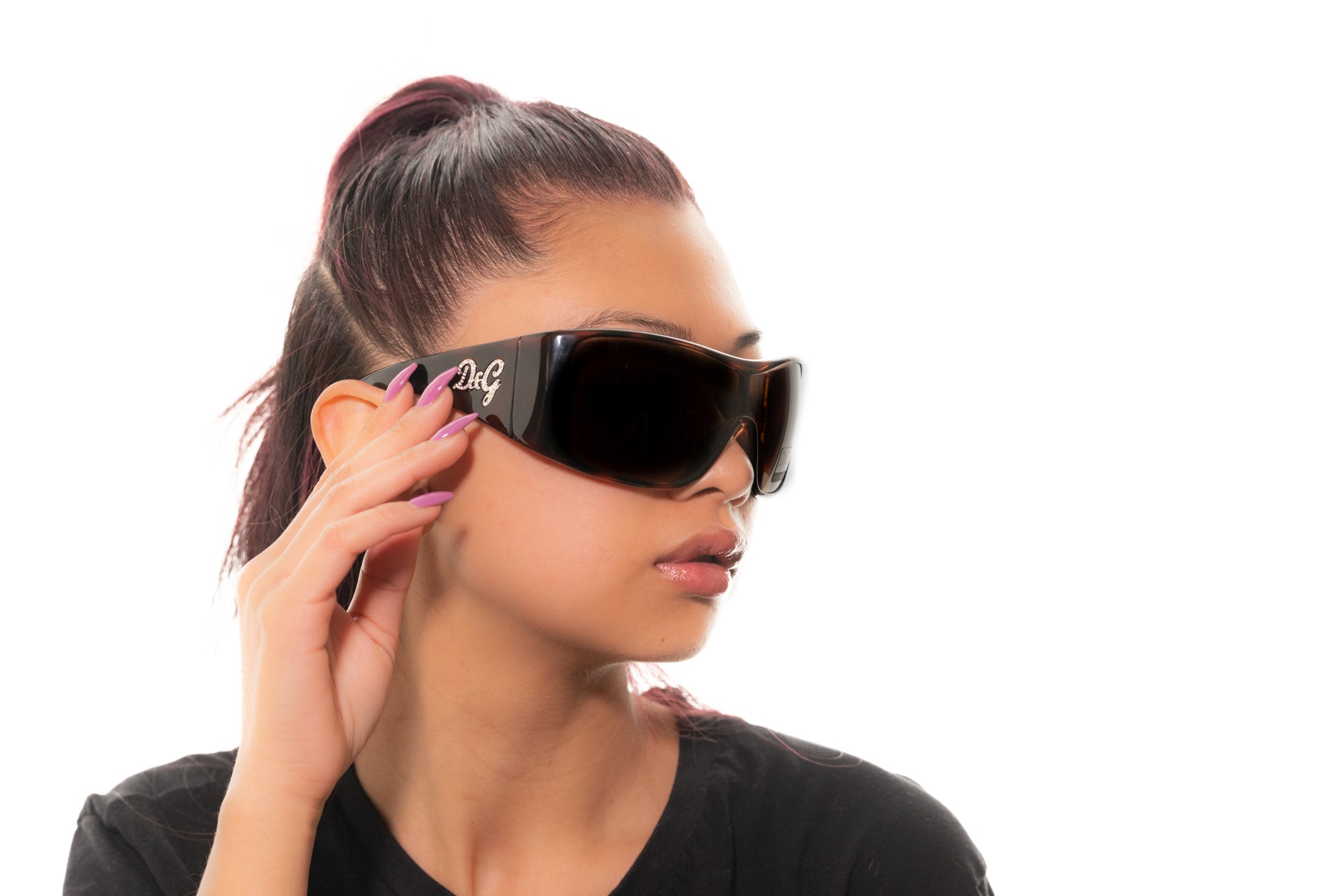 2000s Dolce & Gabbana 8033B shield sunglasses – Lipari Vintage Eyewear