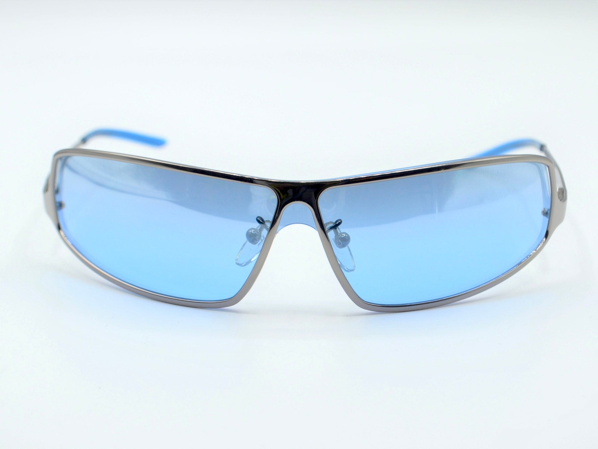 2000s FENDI vintage wrap sunglasses silver 7398 – Lipari