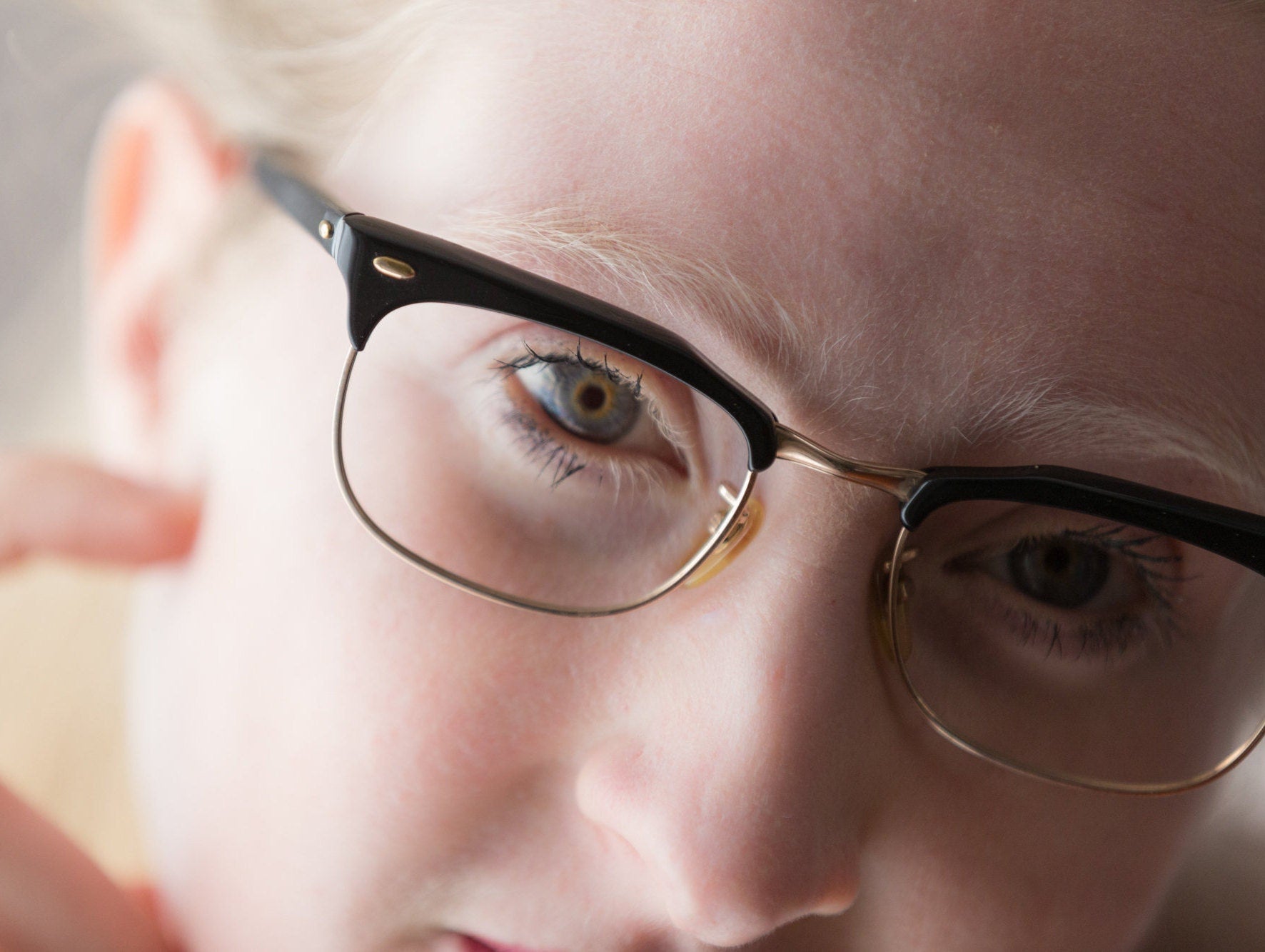 Browline Vintage Mens Eyeglasses 1950s 1960s 1950s VIENNALINE