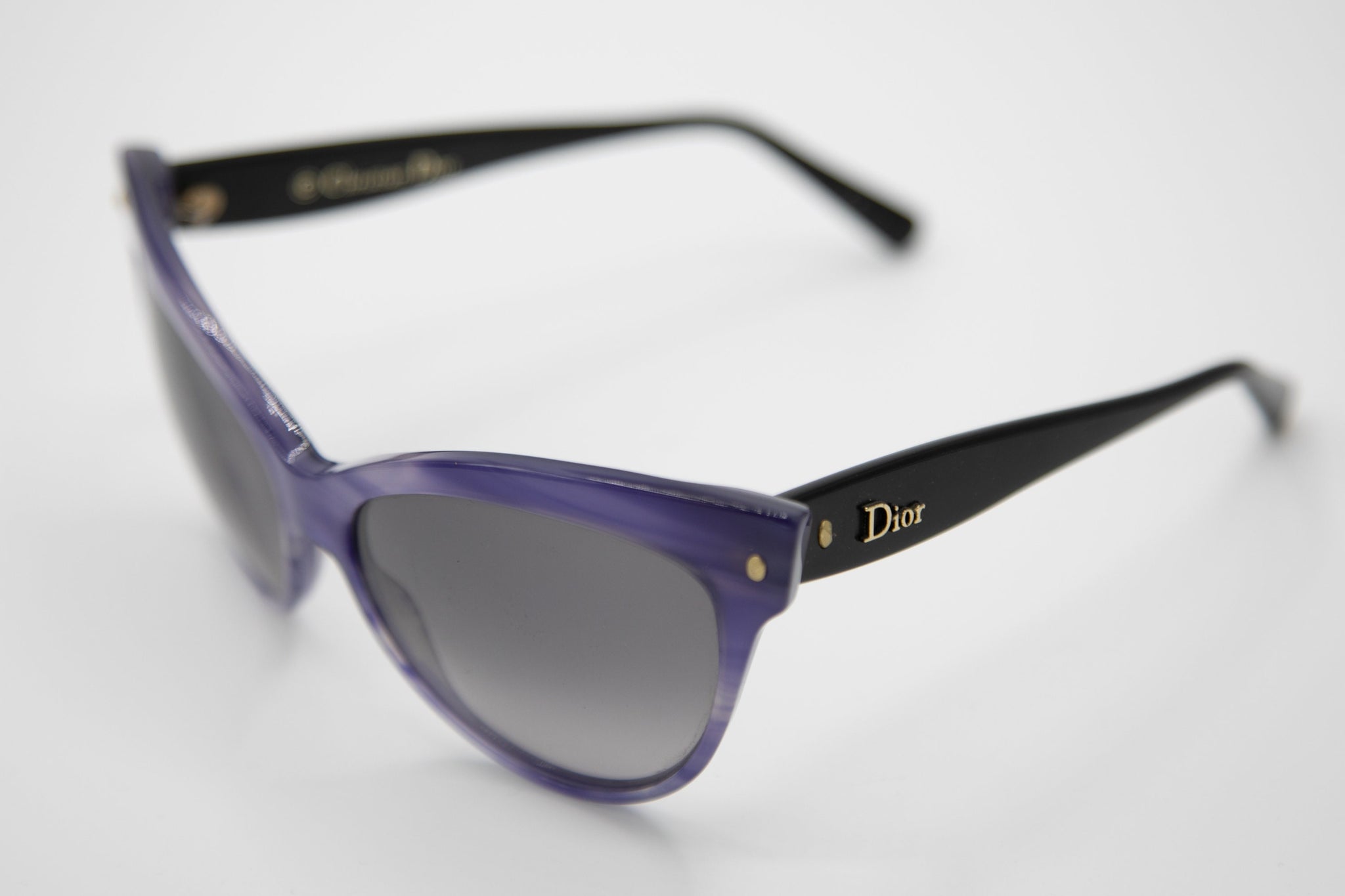 Dior Purple Ombre Cat-Eye Sunglasses Sunglasses DIOR DIORMIDNIGHT S1I 60G2 53-18 Purple in stock  main image 3