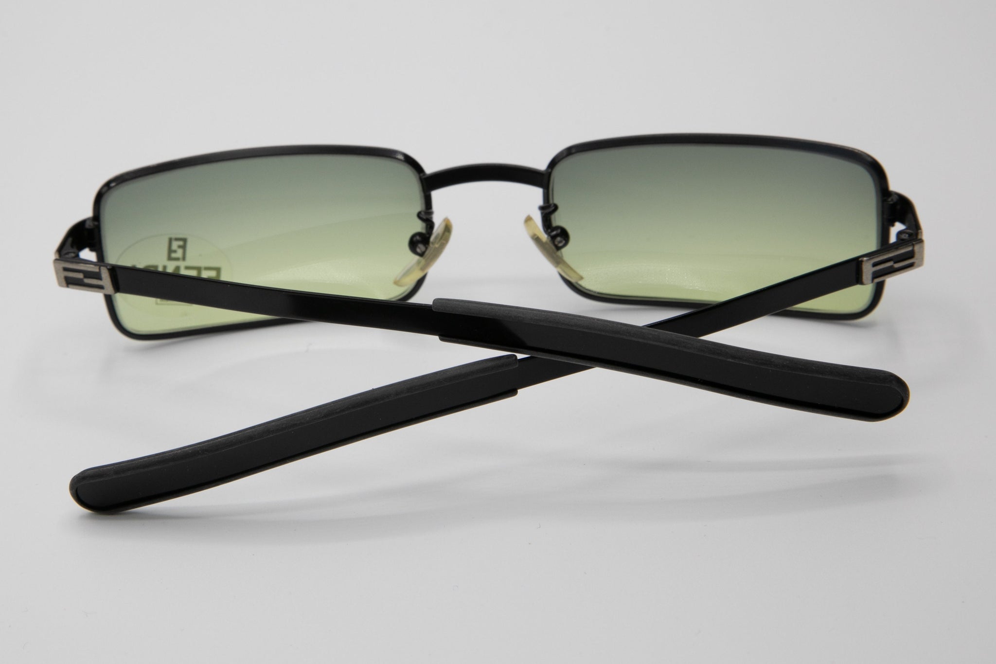 FENDI Buckle FS384 FF Logo Luxury Designer Authentic Y2K Sunglasses